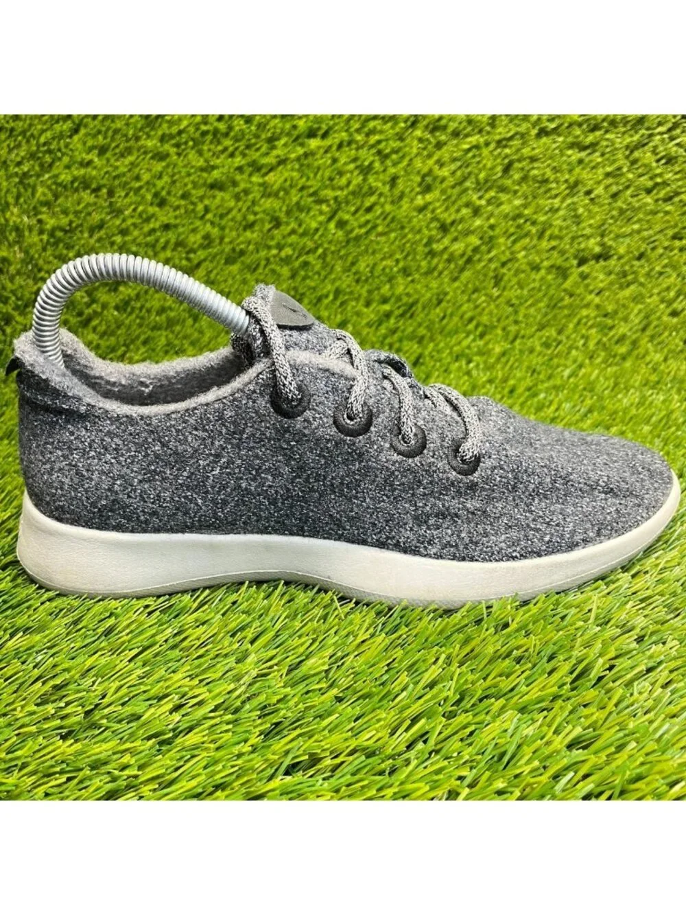 Allbirds Wool Runners Mens Size 8 Gray White Casual Walking Shoes Sneakers